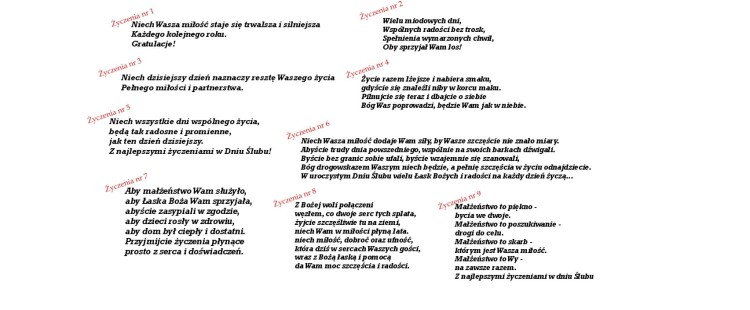 życzenia