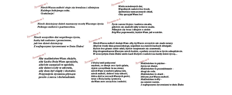 życzenia